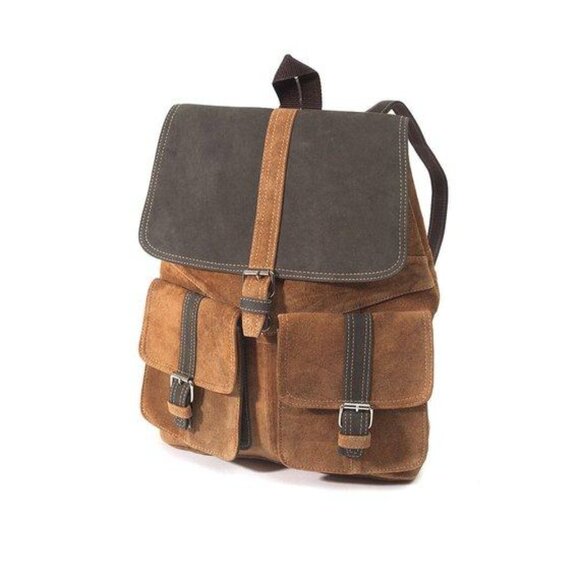 Adriana Handmade Leather Laptop Backpack 5 Color's Available - Picture 6 of 7